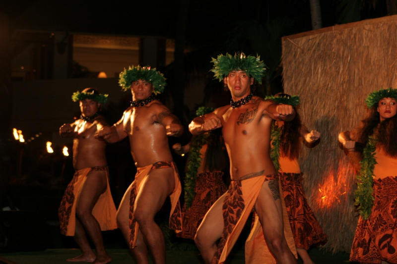 Male Polynesian Dancers