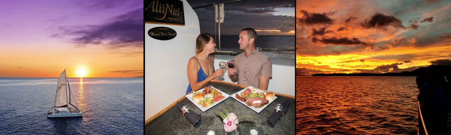 sunset dinner cruise in maui hawaii