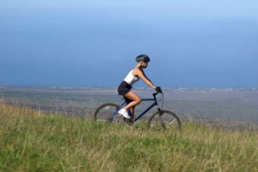 Biking Haleakala